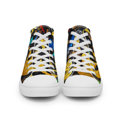 HANDS - Men's Canvas Sneakers / High-Top Canvas Shoes
