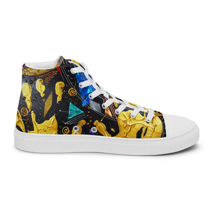 HANDS - Men's Canvas Sneakers / High-Top Canvas Shoes