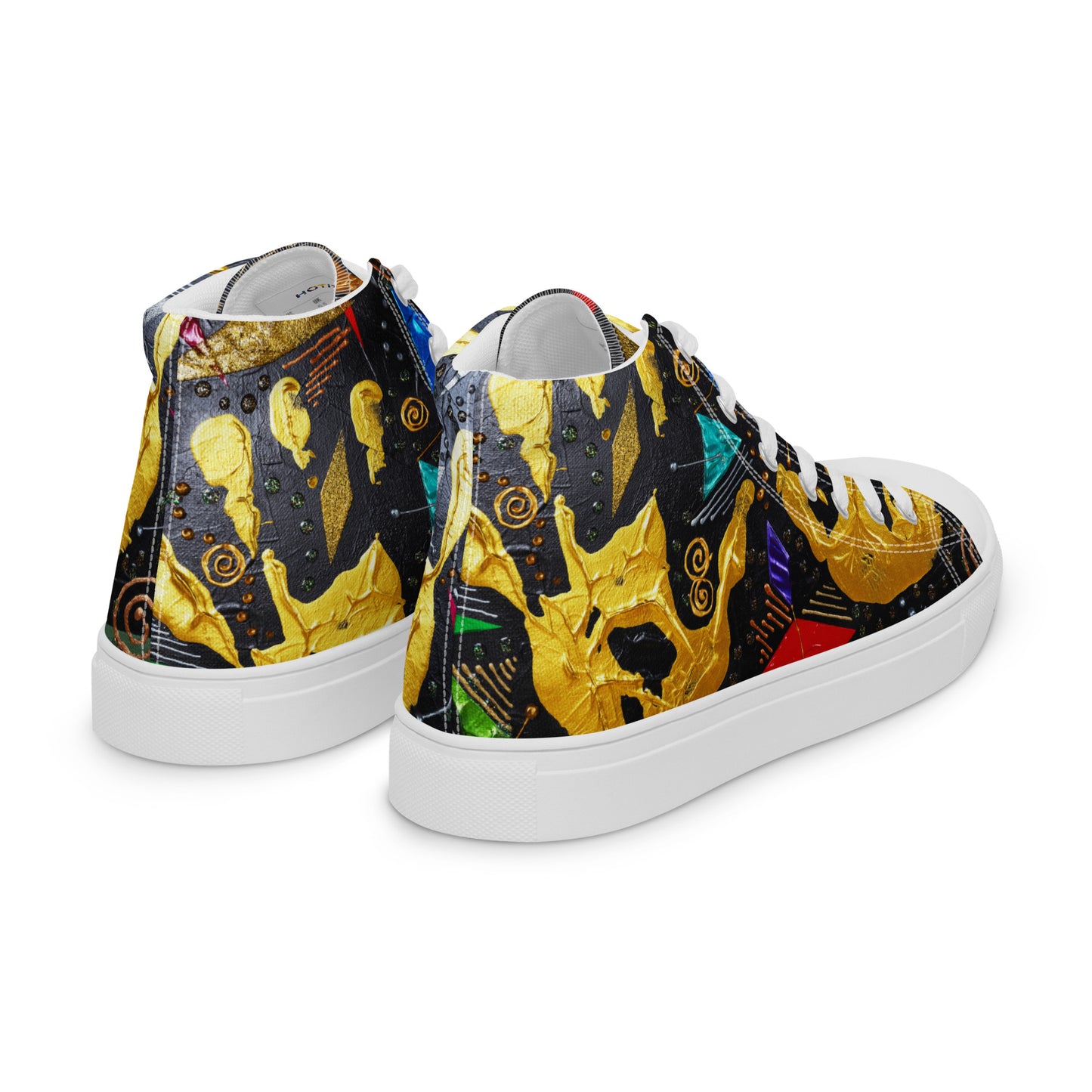 HANDS - Men's Canvas Sneakers / High-Top Canvas Shoes