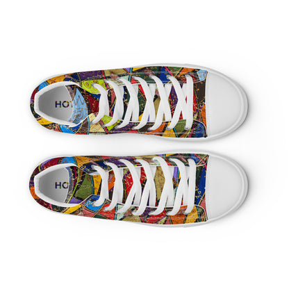 K2 - Women’s Canvas Sneakers /  High-Top Canvas Shoes