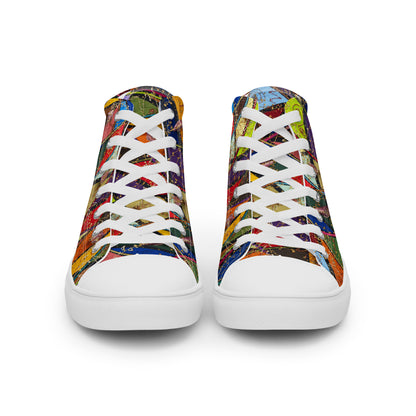 K2 - Women’s Canvas Sneakers /  High-Top Canvas Shoes