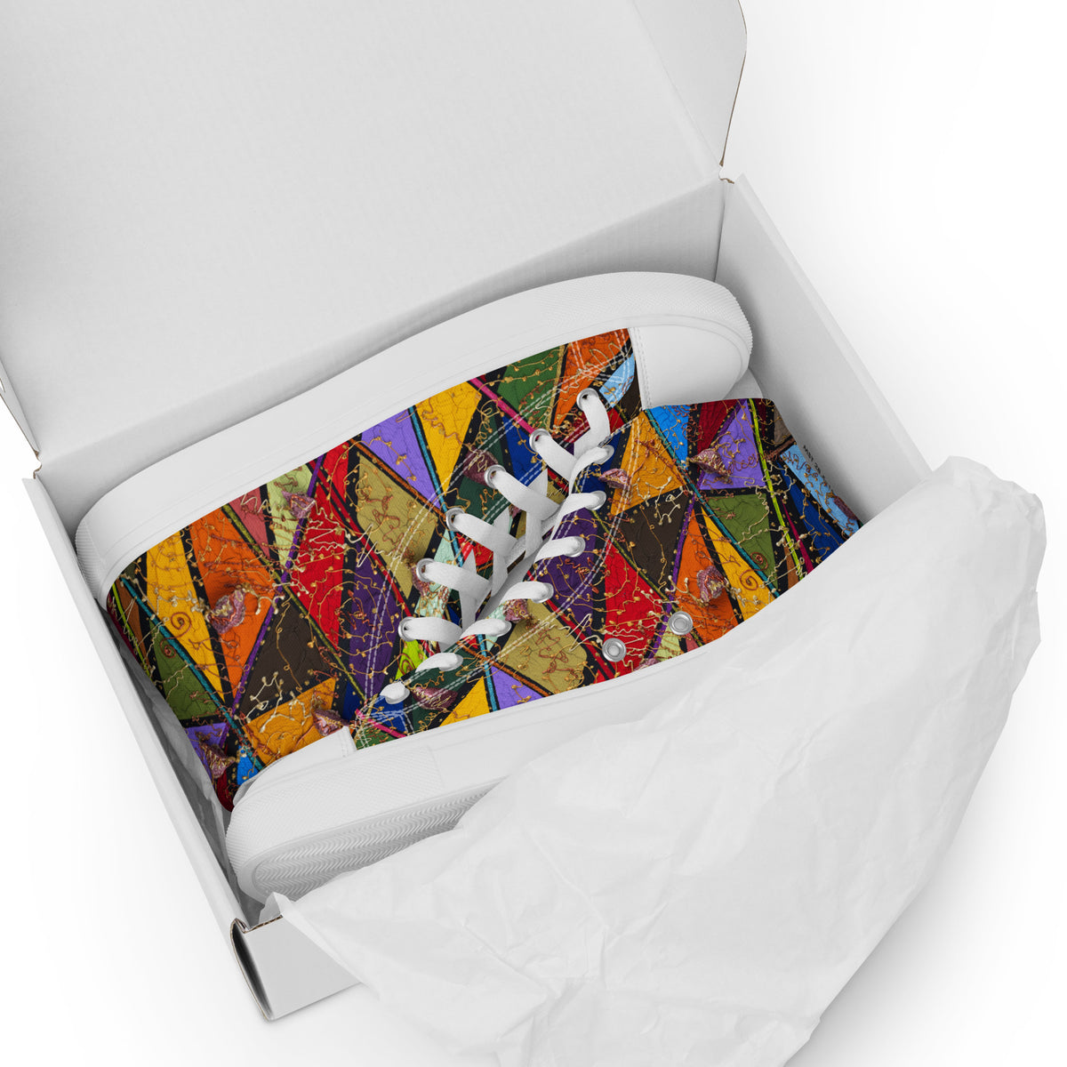K2 - Women’s Canvas Sneakers /  High-Top Canvas Shoes