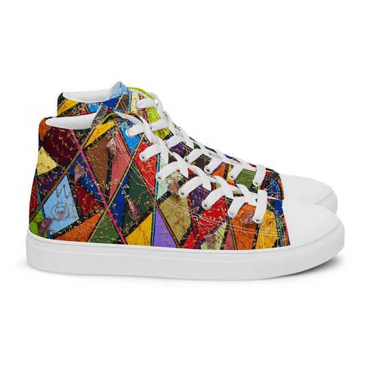 K2 - Women’s Canvas Sneakers /  High-Top Canvas Shoes