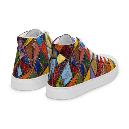 K2 - Women’s Canvas Sneakers /  High-Top Canvas Shoes