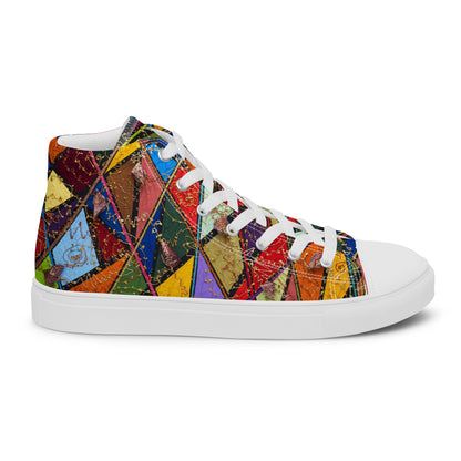 K2 - Women’s Canvas Sneakers /  High-Top Canvas Shoes